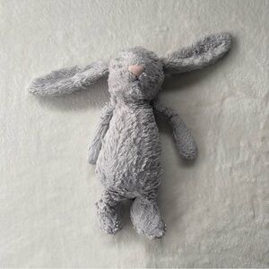 Authentic Jellycat Bashful Silver Bunny - Medium 12” Plush Silver Grey Rabbit